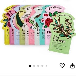 *New* TONYMOLY I'm Real Sheet Mask, Pack of 10 !!!
